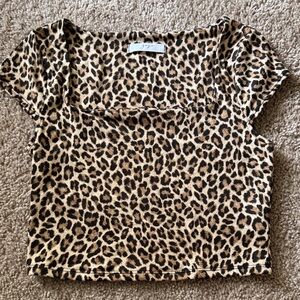 Gaze Leopard Print Blouse